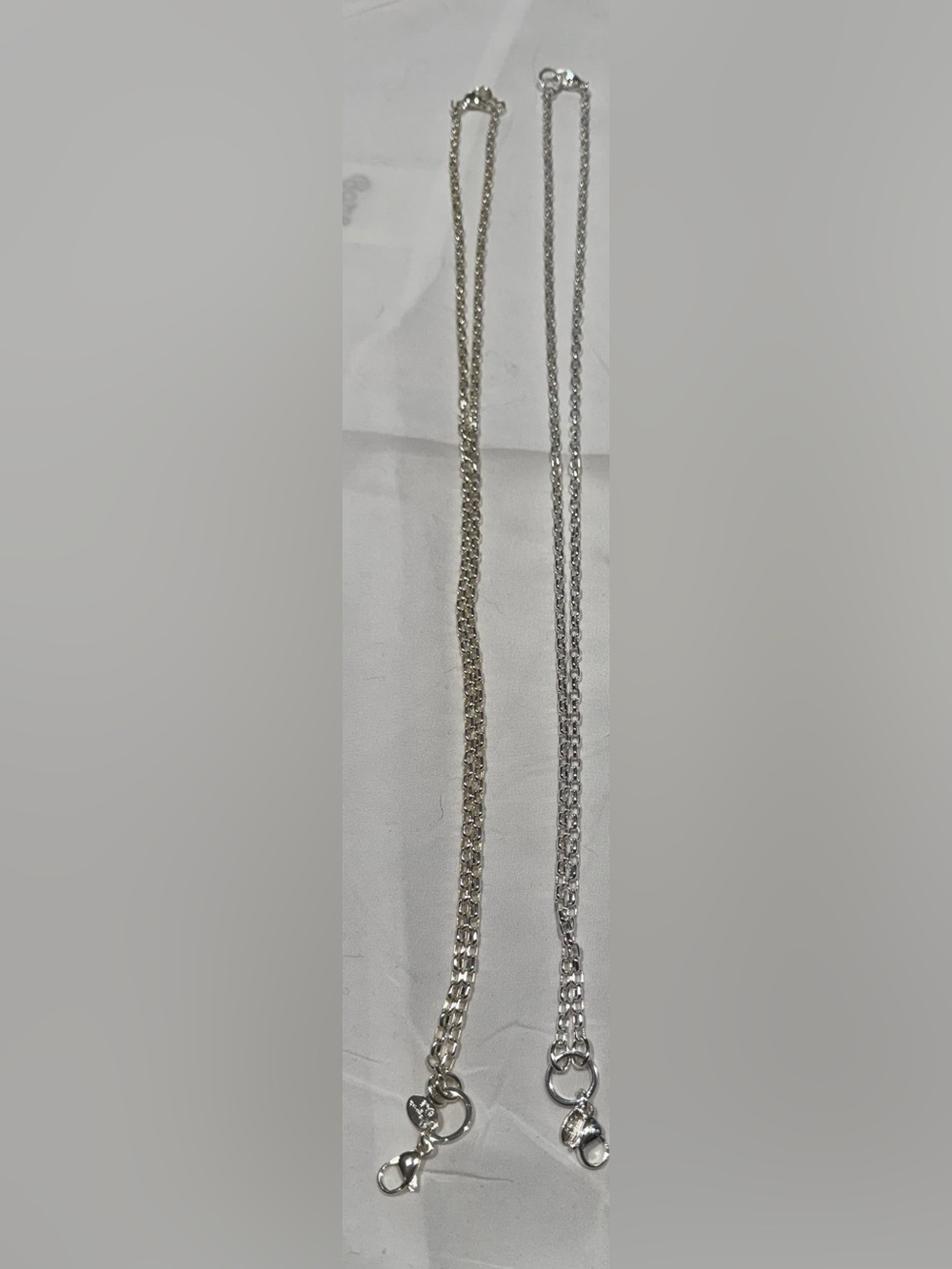 Silver Chain Necklace - Classic Link Design